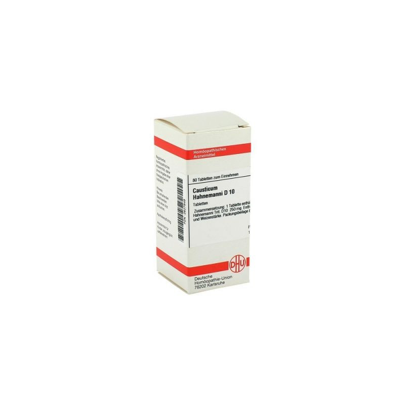 Causticum Hahnemanni D 10 Tabletten (80 stk) – PZN 2627849