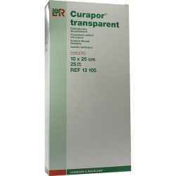 Curapor transparent Wundverband steril 10x25cm, 25 ST – PZN 2914187