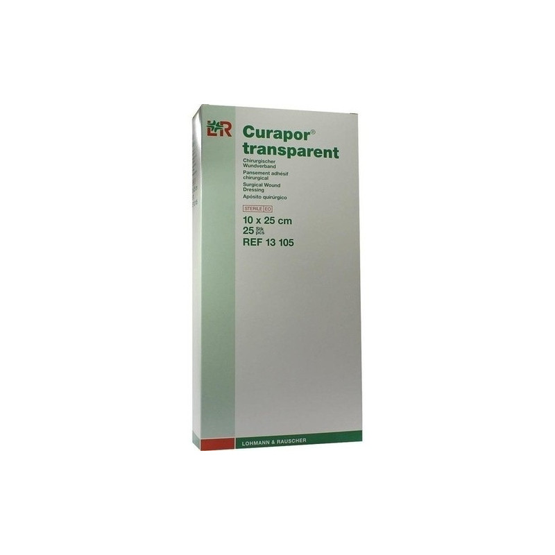 Curapor transparent Wundverband steril 10x25cm, 25 ST – PZN 2914187