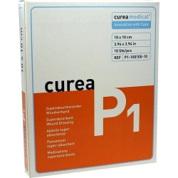 curea P1 10x10cm Superabsorbierender Wundverband, 10 ST – PZN 6563253