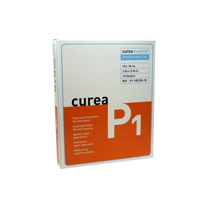 curea P1 10x10cm Superabsorbierender Wundverband, 10 ST – PZN 6563253