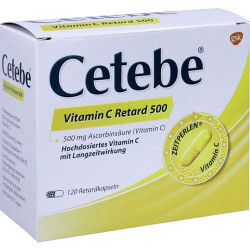 Cetebe Vitamin C Retard 500, 120 ST – PZN 3884301