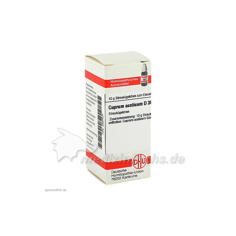 CUPRUM ACET D30, 10 G – PZN 2897537