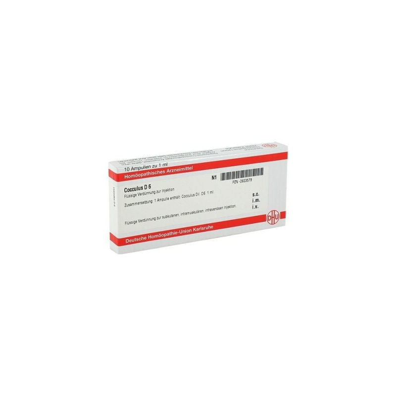 Cocculus D 6 Ampullen (10X1 ml) – PZN 2823579