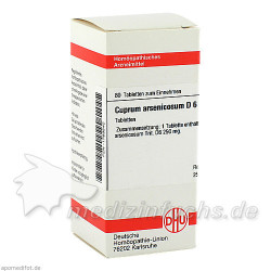 CUPRUM ARSENIC D 6, 80 ST – PZN 1768542