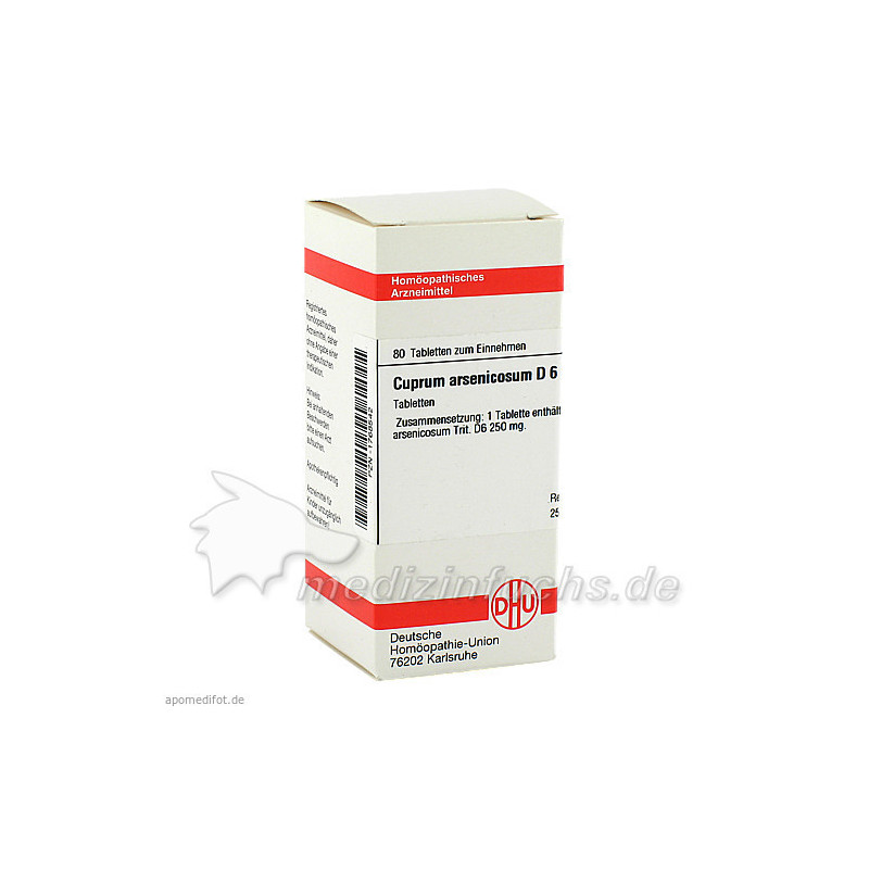 CUPRUM ARSENIC D 6, 80 ST – PZN 1768542