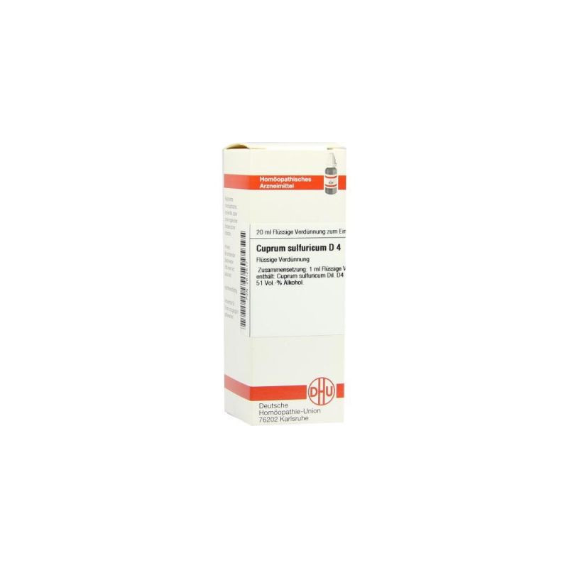 Cuprum Sulfuricum D 4 Dilution (20 ml) – PZN 2612517