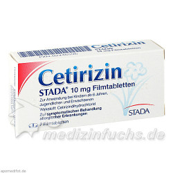Cetirizin STADA 10mg Filmtabletten, 7 ST – PZN 2246596