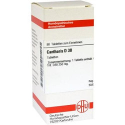 Cantharis D 30 Tabletten (80 stk) – PZN 2627542