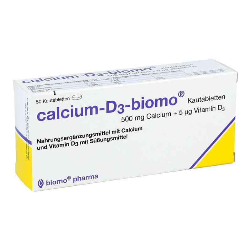 Calcium D3 biomo Kautabletten 500+d (50 stk) – PZN 294467
