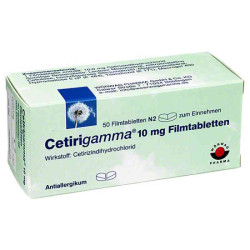 Cetirigamma 10mg (50 stk) – PZN 2163640