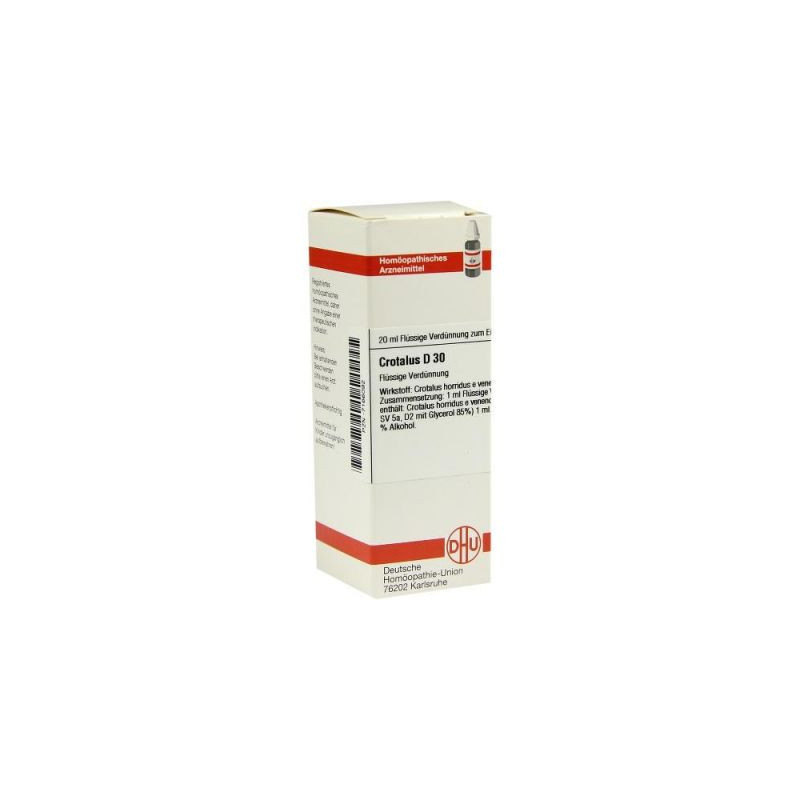 Crotalus D 30 Dilution (20 ml) – PZN 7166092