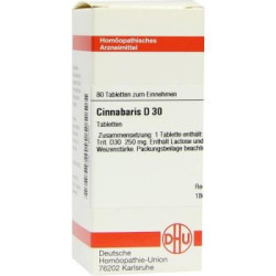 Cinnabaris D 30 Tabletten (80 stk) – PZN 7165000