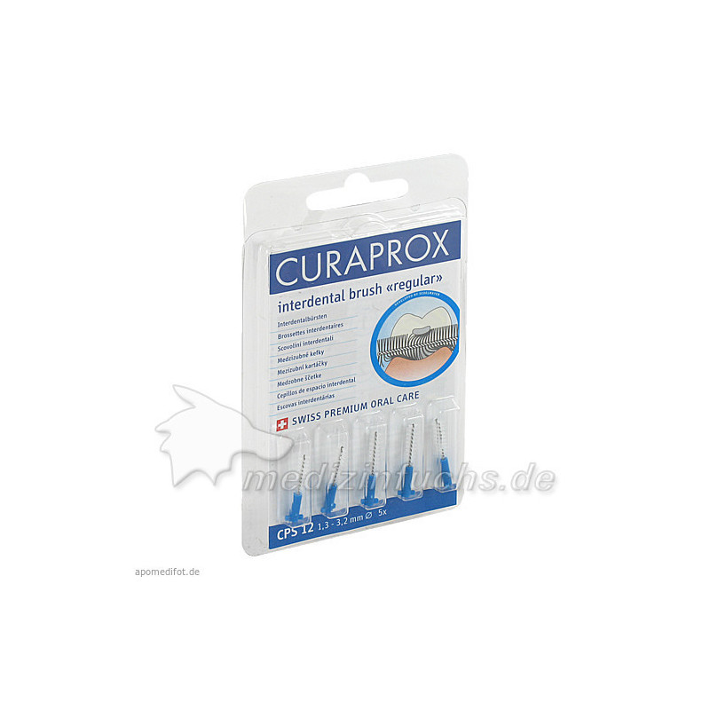 CURAPROX CPS12 Interdental 1.3-3.2mm Durchmesser, 5 ST – PZN 5906521