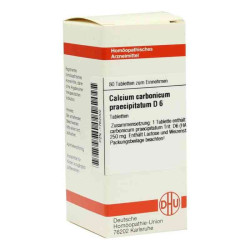 Calcium Carbonicum Praec. D 6 Tabletten (80 stk) – PZN 1762002
