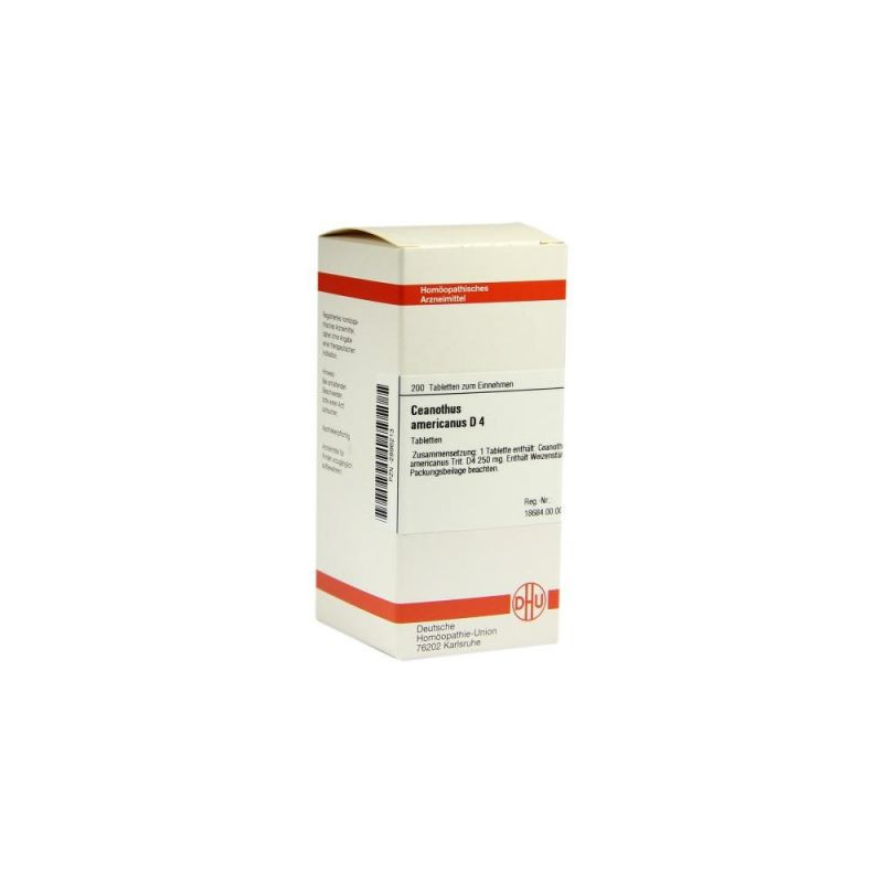 Ceanothus Americanus D 4 Tabletten (200 stk) – PZN 2896213