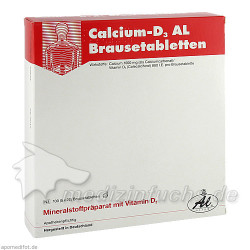 Calcium-D3 AL Brausetabletten, 100 ST – PZN 1689937