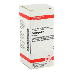 Crataegus D 1 Tabletten (80 stk) – PZN 3486457