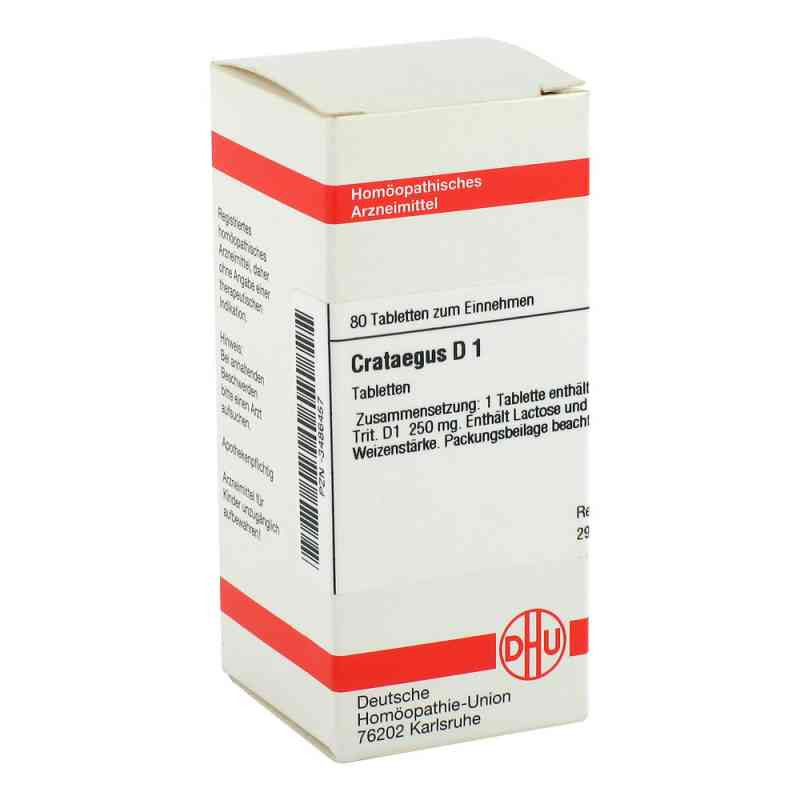 Crataegus D 1 Tabletten (80 stk) – PZN 3486457