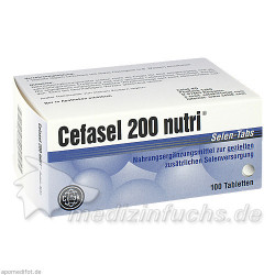 Cefasel 200 nutri Selen-Tabs, 100 ST – PZN 2330807