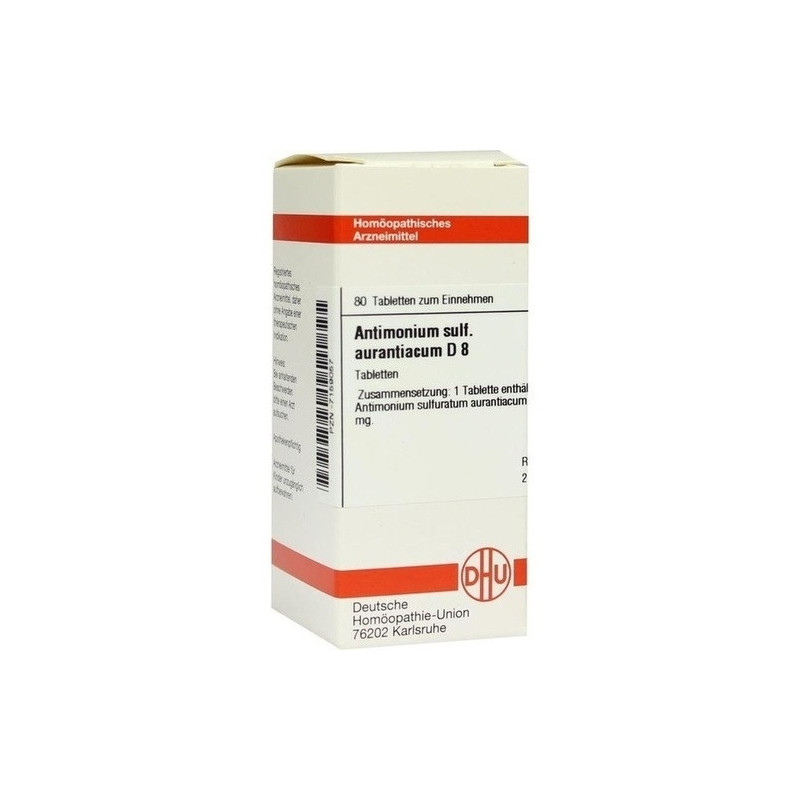 ANTIMONIUM SULF AURANT D 8, 80 ST – PZN 7159057