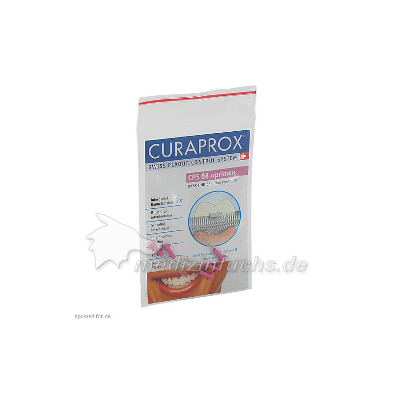 CURAPROX CPS 08 pink, 5 ST – PZN 8590225