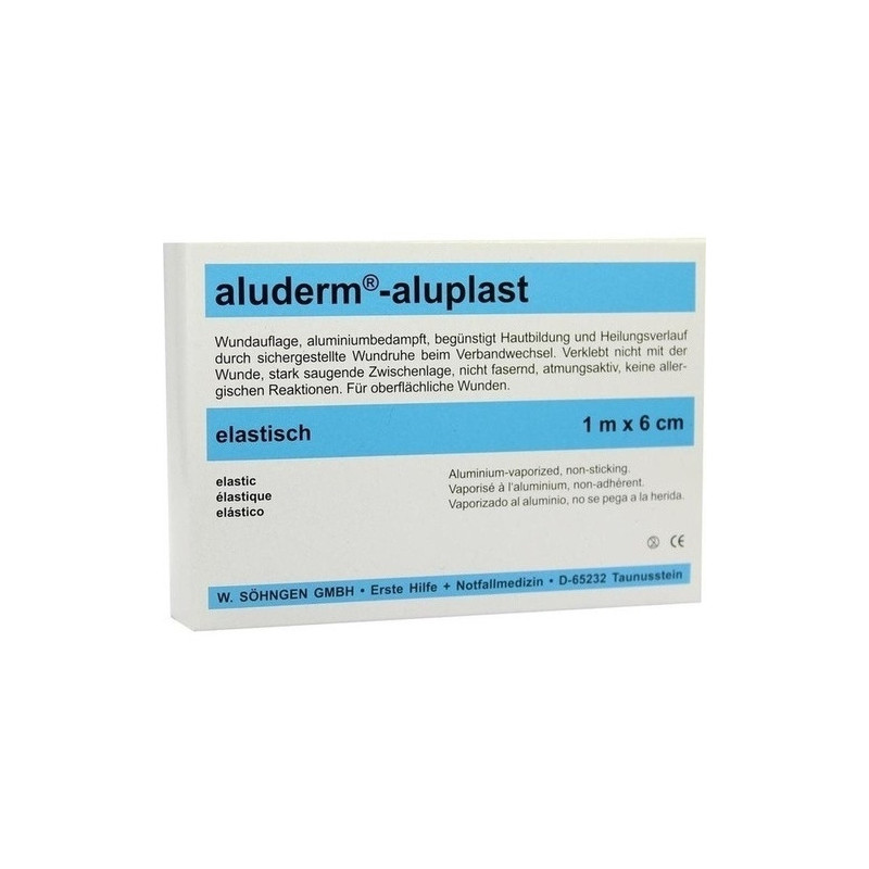Aluderm Aluplast Wundverb Pflast stabil 1mx6cm, 1 ST – PZN 7858
