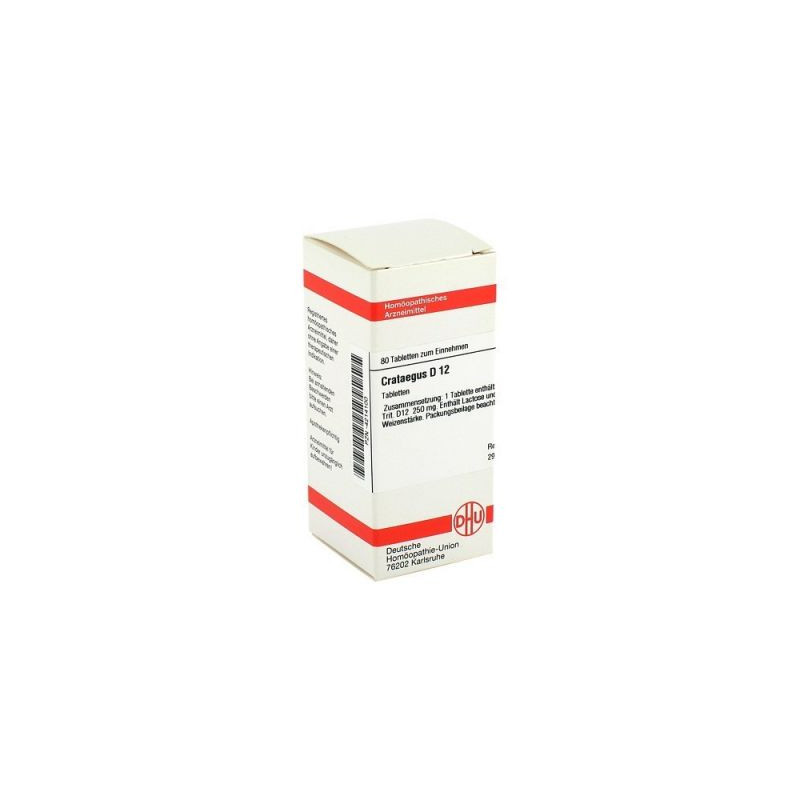Crataegus D 12 Tabletten (80 stk) – PZN 4214100