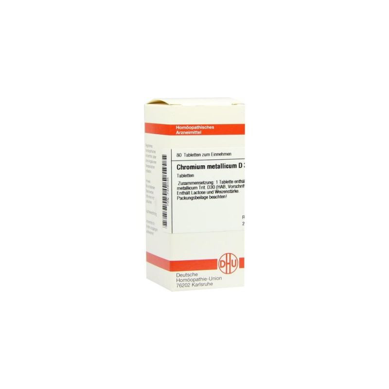 Chromium Metallicum D 30 Tabletten (80 stk) – PZN 7456045