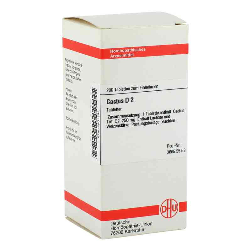 Cactus D 2 Tabletten (200 stk) – PZN 2801282
