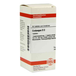Crataegus D 3 Tabletten (80 stk) – PZN 2629191