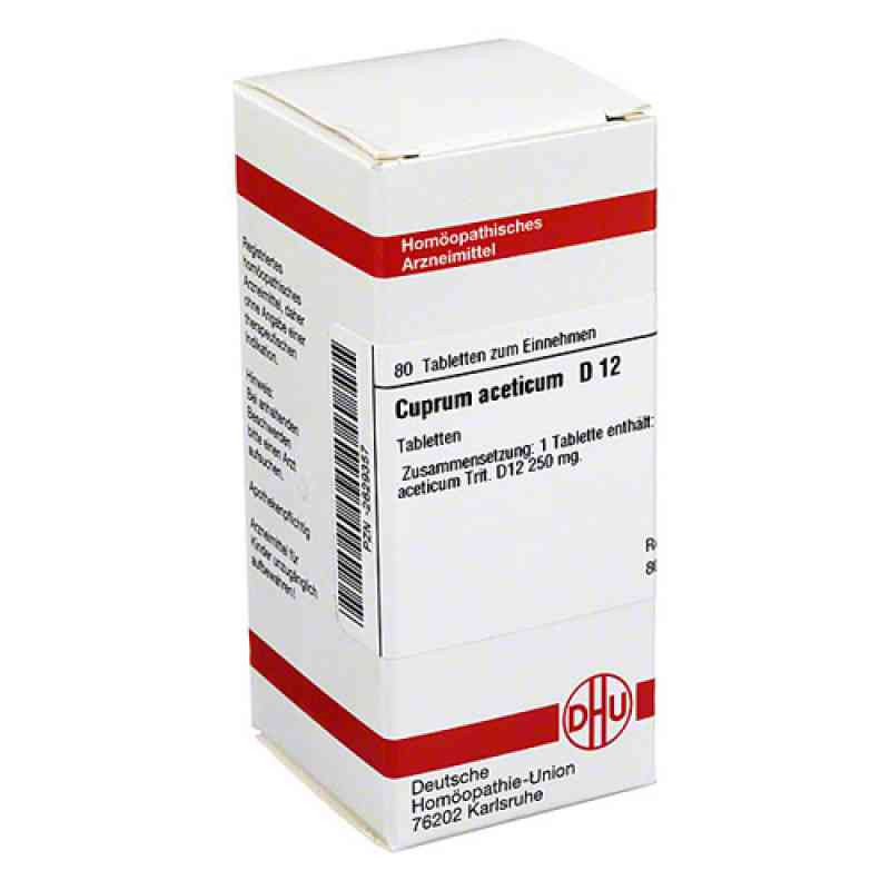 Cuprum Aceticum D 12 Tabletten (80 stk) – PZN 2629357