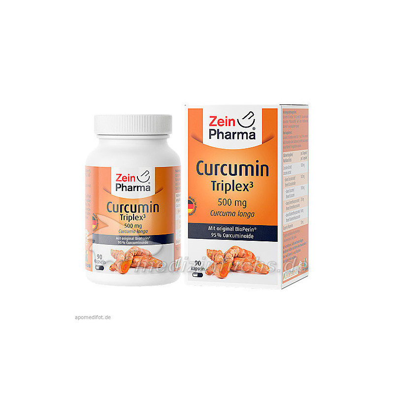 Curcumin Triplex3 500mg pro Kap.95% Curcu.+Bioperi, 90 ST – PZN 8768953