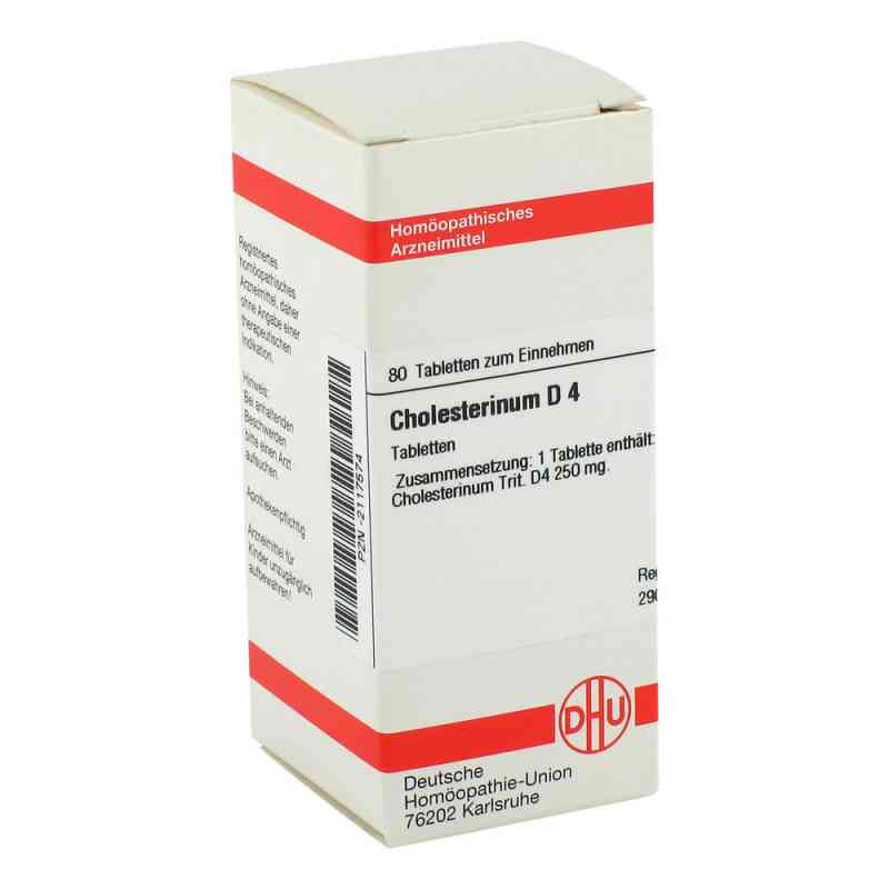 Cholesterinum D 4 Tabletten (80 stk) – PZN 2117574