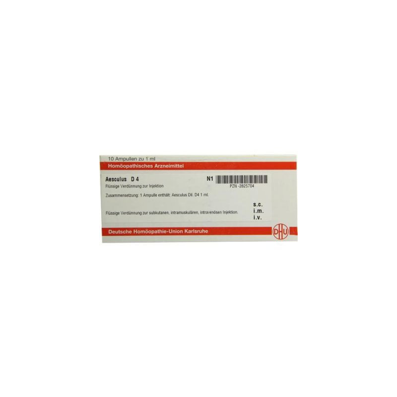 Aesculus D 4 Ampullen (10X1 ml) – PZN 2825704