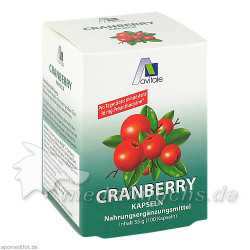 Cranberry Kapseln hochdosiert 400mg, 100 ST – PZN 751798