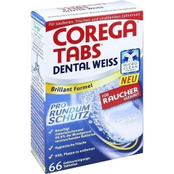 COREGA Tabs Dental Weiss fuer Raucher, 66 ST – PZN 9753037
