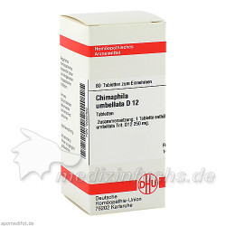 CHIMAPHILA UMBEL D12, 80 ST – PZN 460