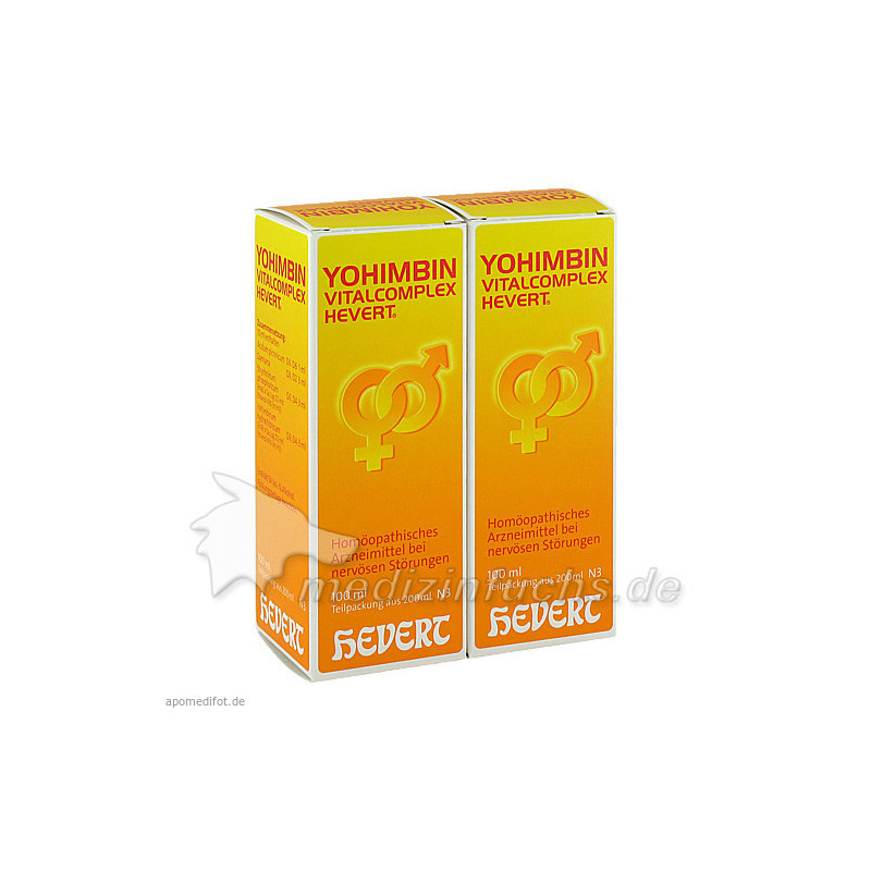 YOHIMBIN Vitalcomplex Hevert Tropfen, 200 ML – PZN 4415175