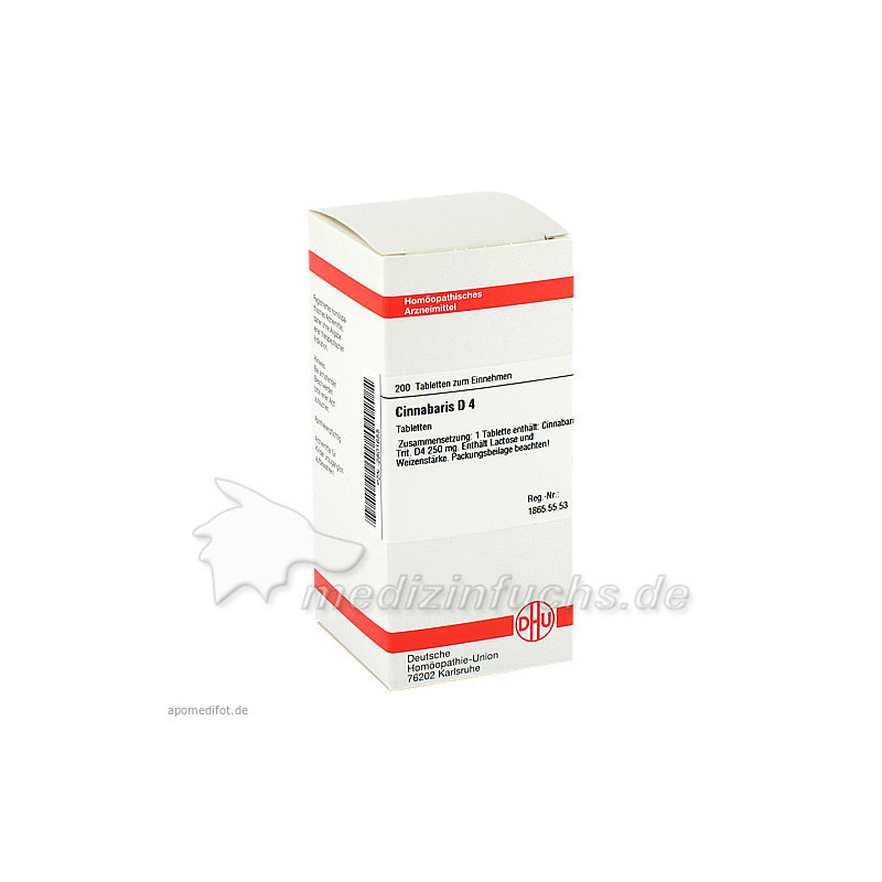 CINNABARIS D 4, 200 ST – PZN 2801655