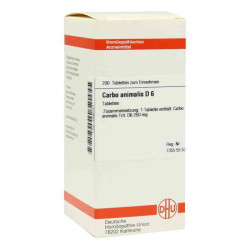 Carbo Animalis D 6 Tabletten (200 stk) – PZN 2895751