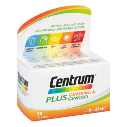 Centrum Plus Ginseng & Ginkgo Tabletten (30 stk) – PZN 12526552