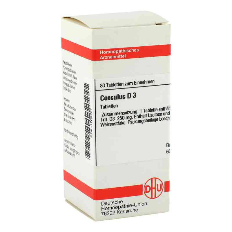 Cocculus D 3 Tabletten (80 stk) – PZN 1766721