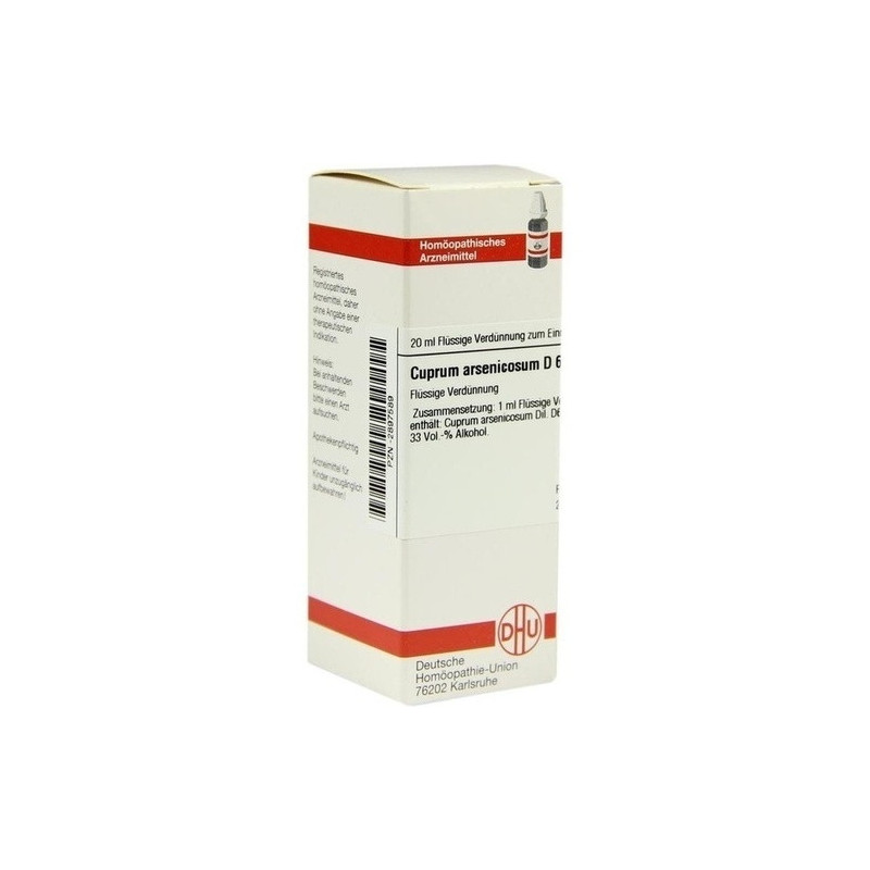 CUPRUM ARSENIC D 6, 20 ML – PZN 2897589