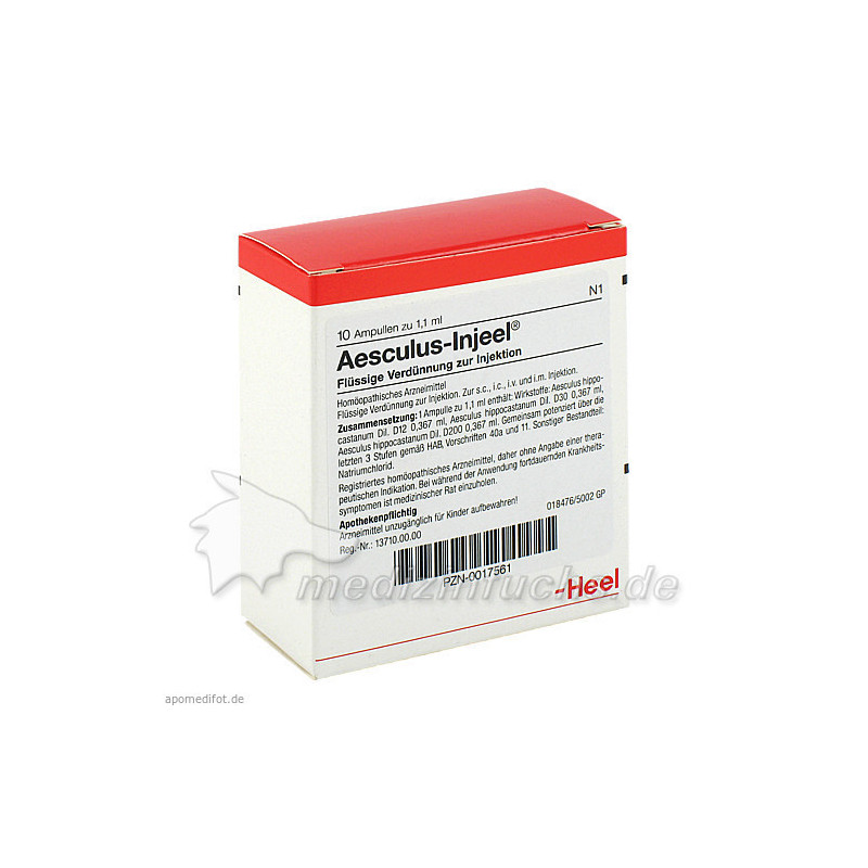 AESCULUS INJ, 10 ST – PZN 17561