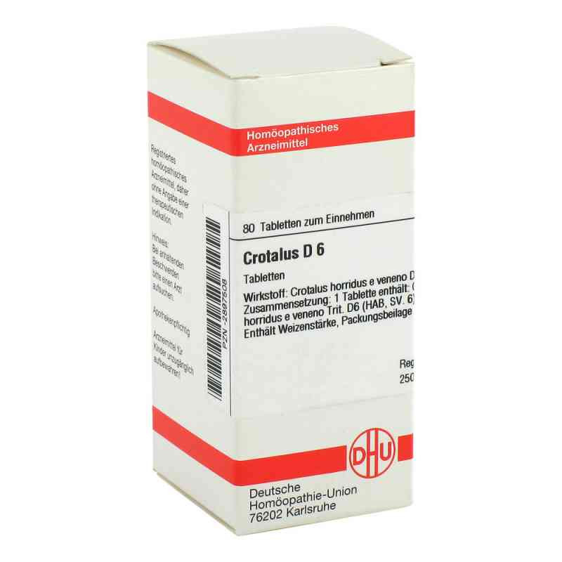 Crotalus D 6 Tabletten (80 stk) – PZN 2897508