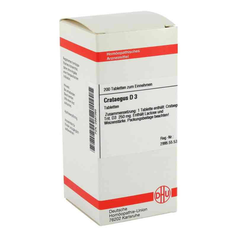 Crataegus D 3 Tabletten (200 stk) – PZN 2897365