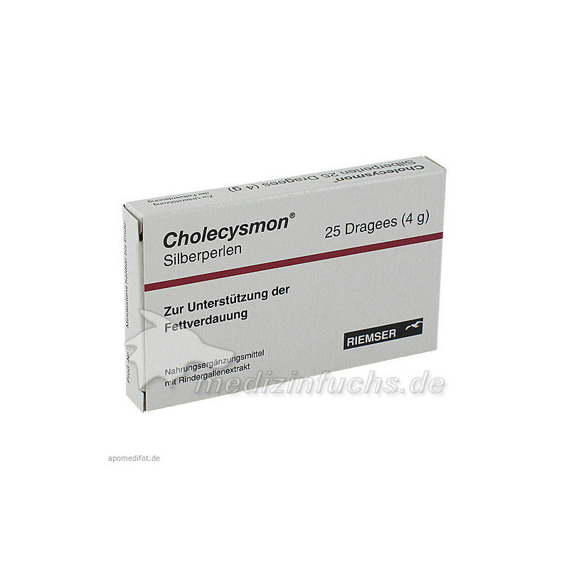 Cholecysmon Silberperlen, 25 ST – PZN 1217919