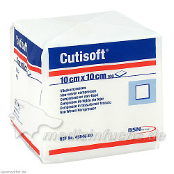 CUTISOFT VLIESKOMPRESSEN UNSTERIL 10X10CM, 100 ST – PZN 4894862