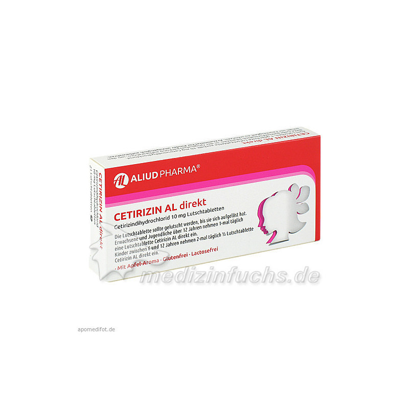 Cetirizin AL direkt, 21 ST – PZN 927300